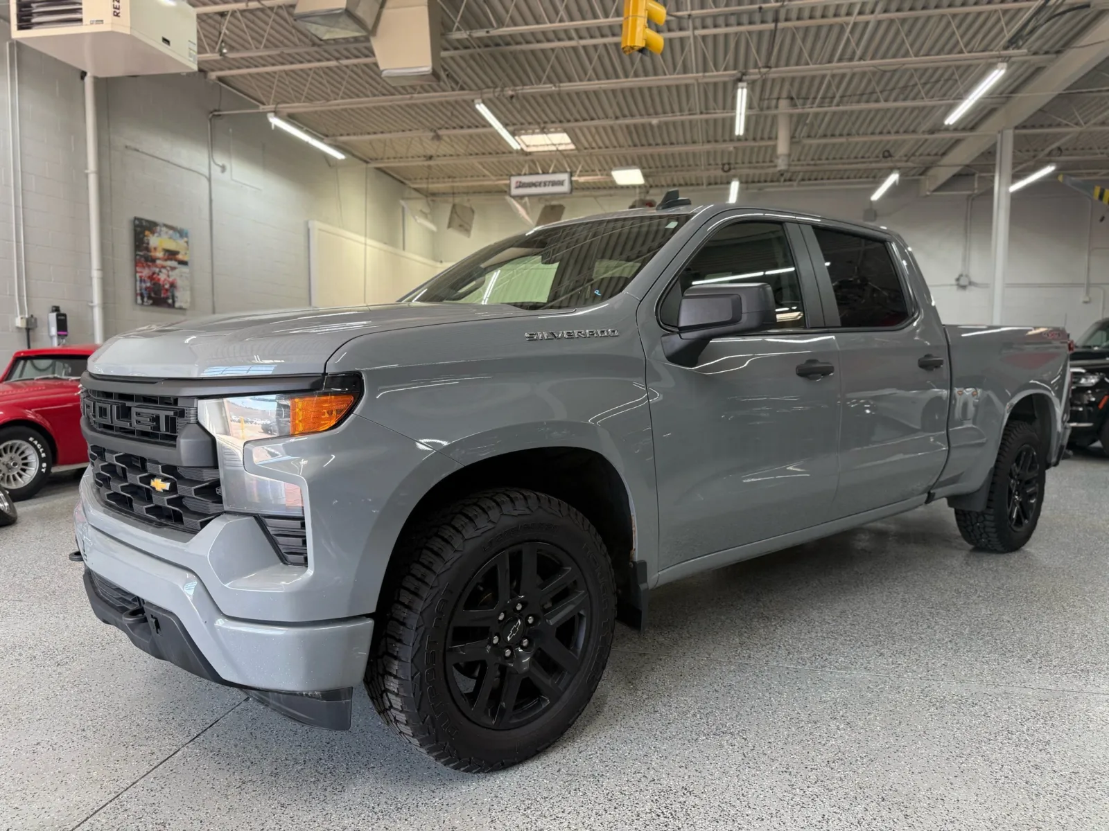 Gray 2024 Chevrolet Silverado 1500 Custom for sale in Troy, MI