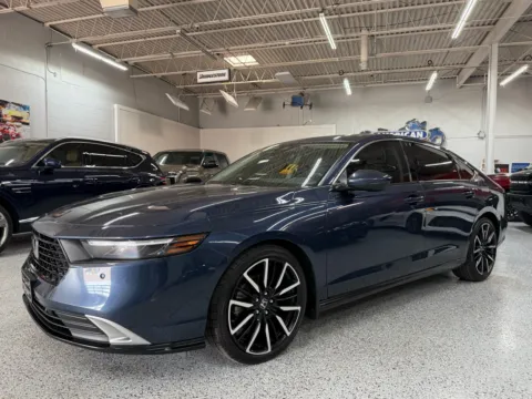 Blue 2023 Honda Accord Hybrid Touring for sale in Troy, MI