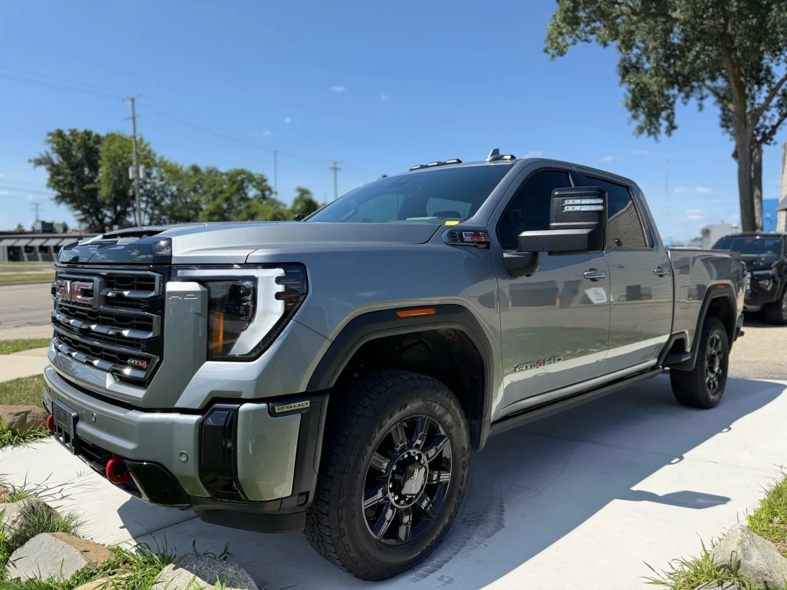 Silver 2026 GMC Sierra 2500HD Crew Cab, Standard Bed, AT4, 4WD for sale in Troy, MI