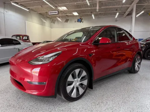 Red 2022 Tesla Model Y Long Range Dual Motor All-Wheel Drive for sale in Troy, MI