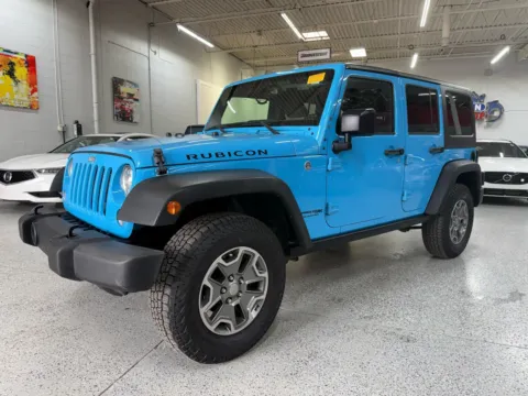 Blue 2018 Jeep Wrangler JK Unlimite Rubicon for sale in Troy, MI
