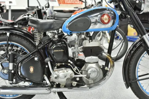 More photos of 1954 BSA C11 at City of Cars, MI