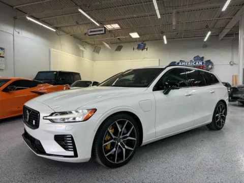 White 2024 Volvo V60 Recharge Plug-In T8 Polestar Engineered for sale in Troy, MI