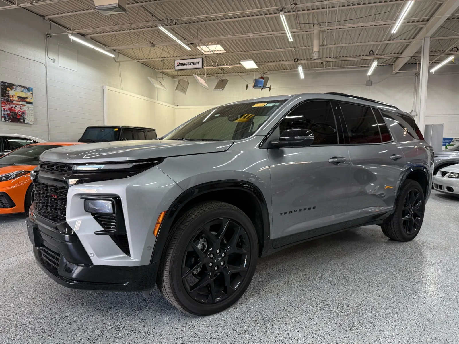 Gray 2025 Chevrolet Traverse RS for sale in Troy, MI