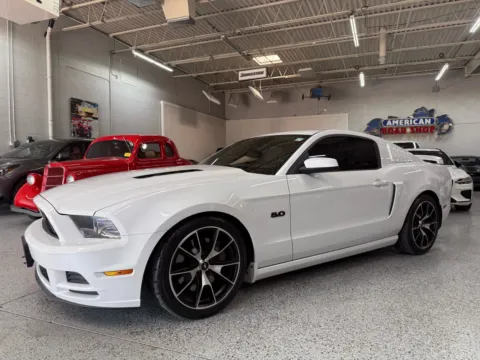 White 2014 Ford Mustang GT Premium for sale in Troy, MI