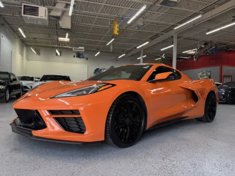 Orange 2022 Chevrolet Corvette Stingray RWD Coupe 2LT for sale in Troy, MI
