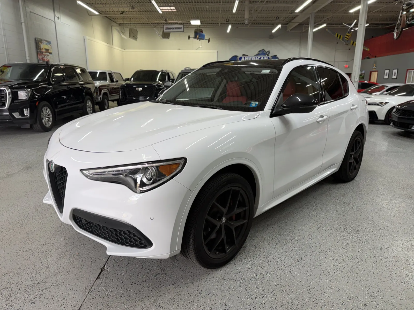 White 2020 Alfa Romeo Stelvio Sport AWD for sale in Troy, MI