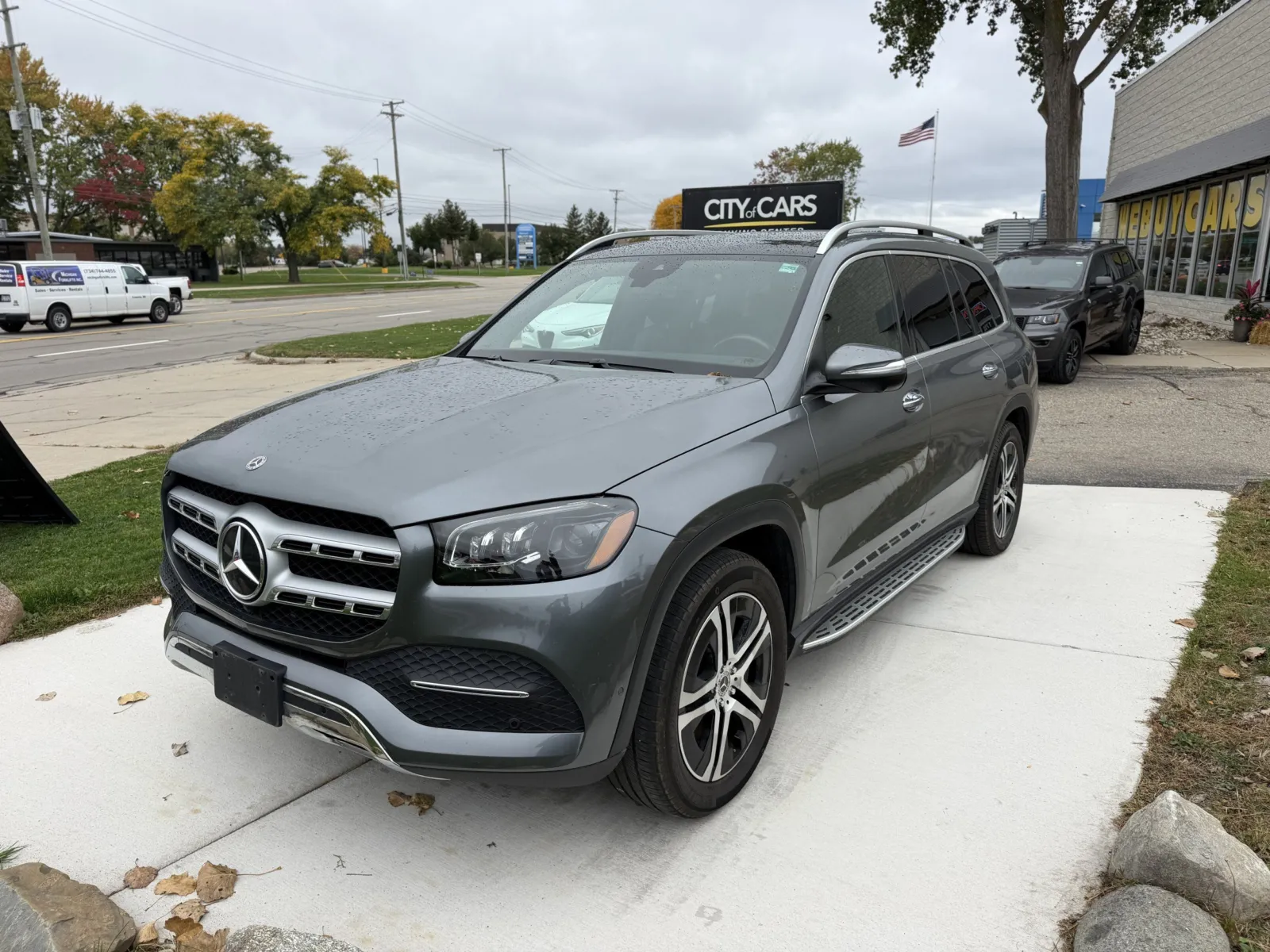 Gray 2020 Mercedes-Benz GLS 450 4MATIC for sale in Troy, MI