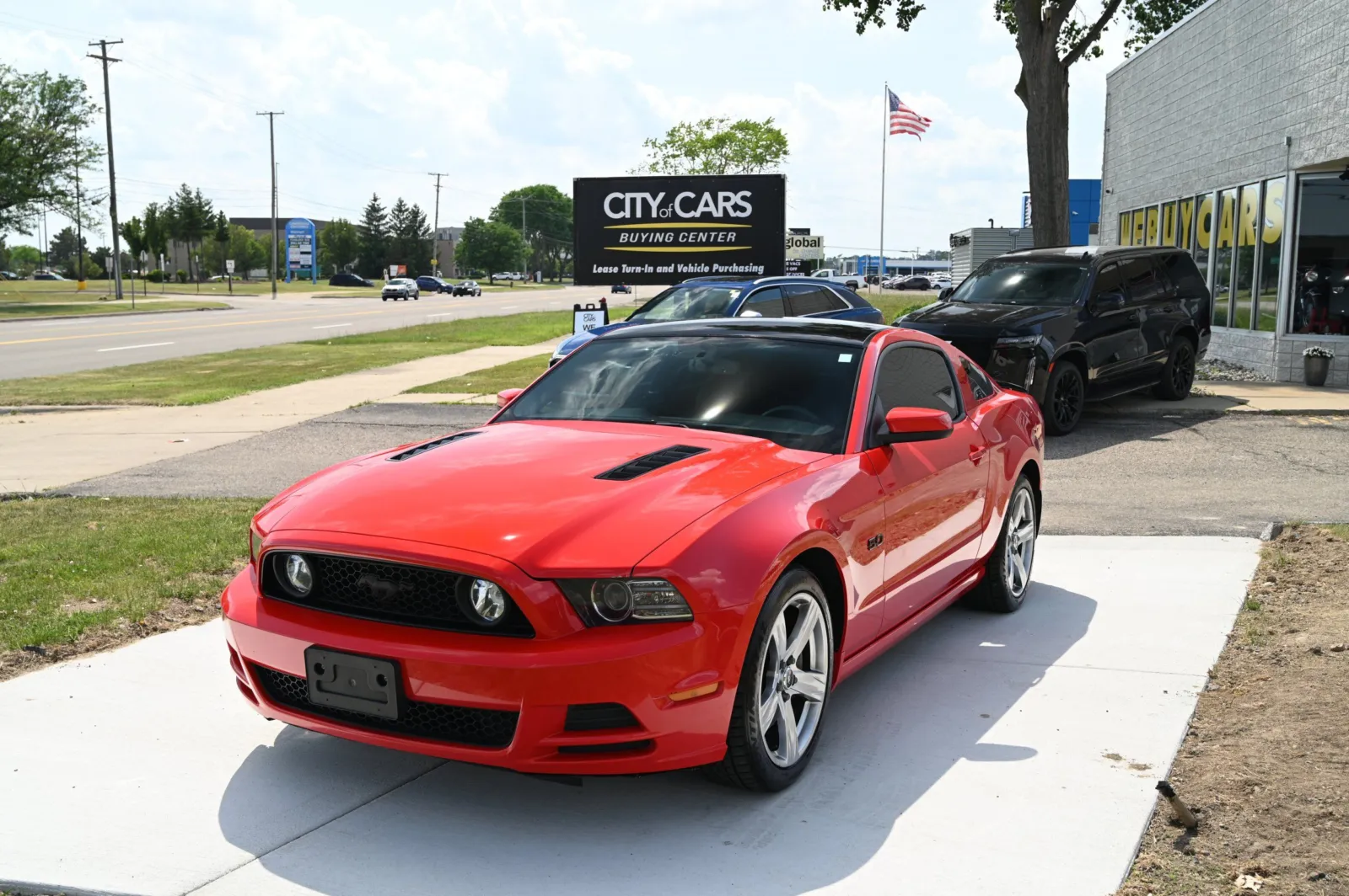 Red 2014 Ford Mustang GT Premium for sale in Troy, MI