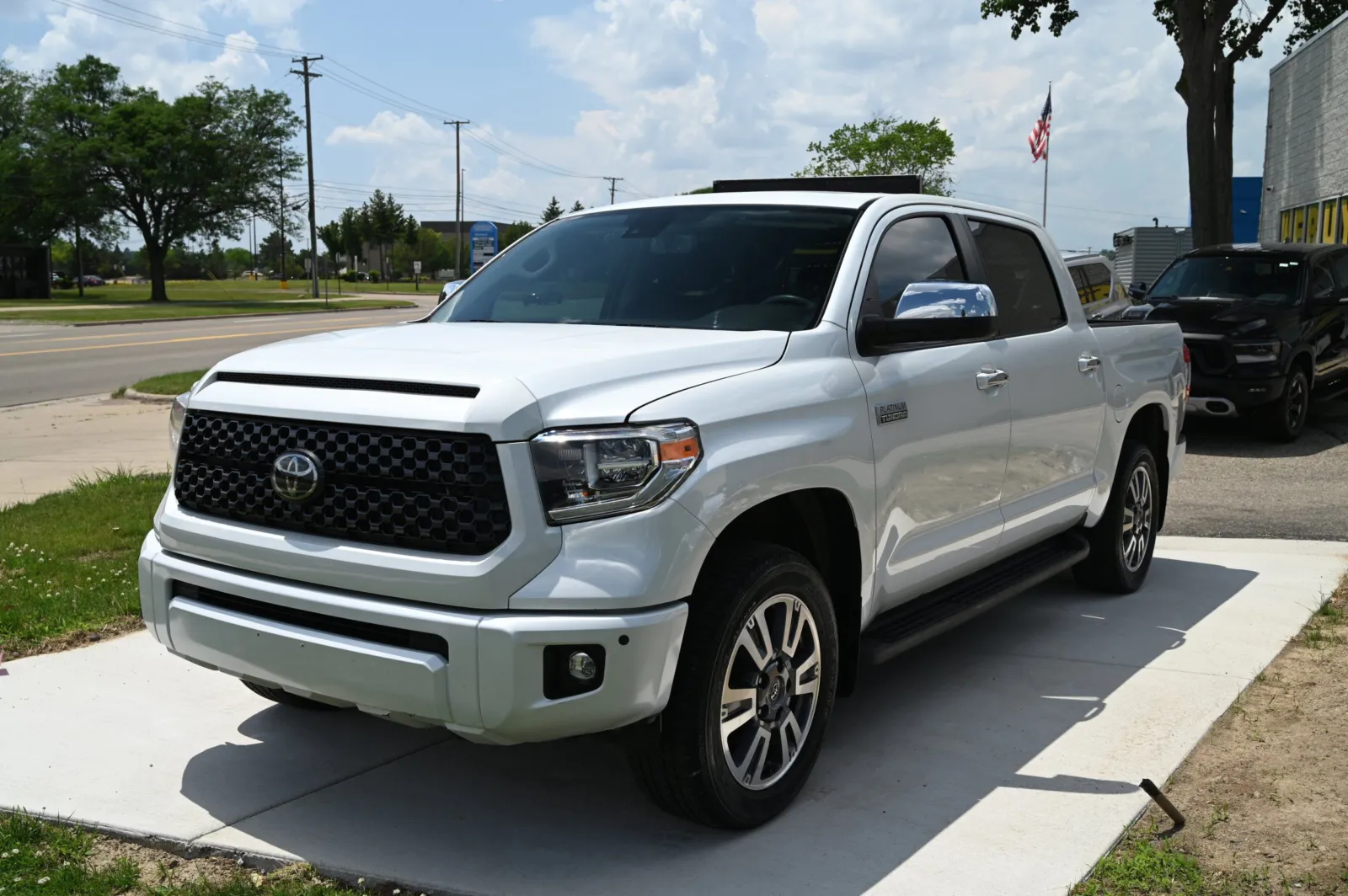 White 2021 Toyota Tundra Platinum for sale in Troy, MI
