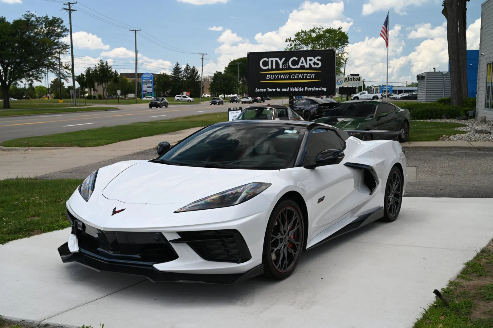 White 2023 Chevrolet Corvette Stingray for sale in Troy, MI