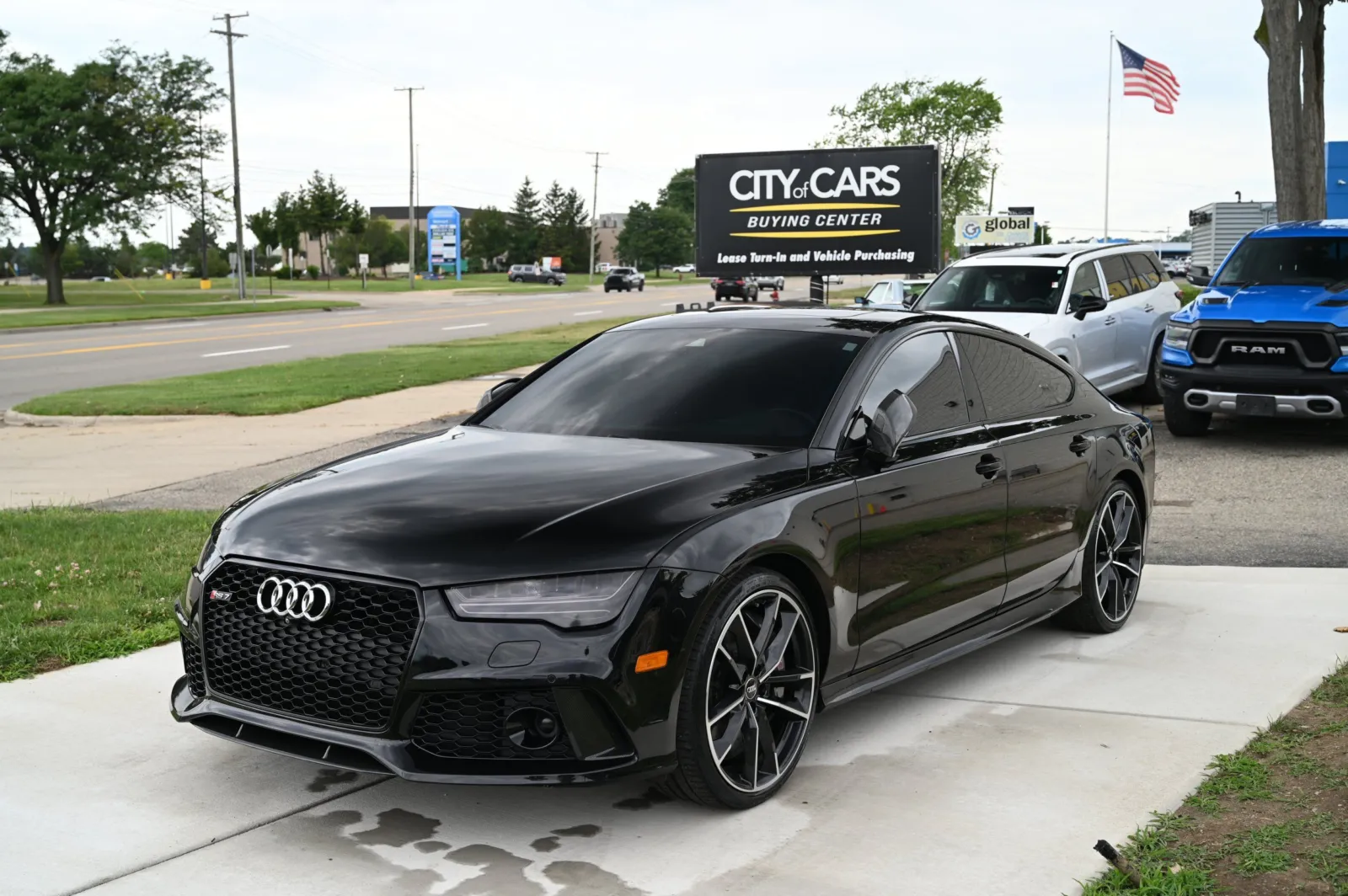 Black 2017 Audi RS 7 quattro performance Prestige for sale in Troy, MI