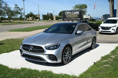 Silver 2021 Mercedes-Benz E 450 4MATIC for sale in Troy, MI