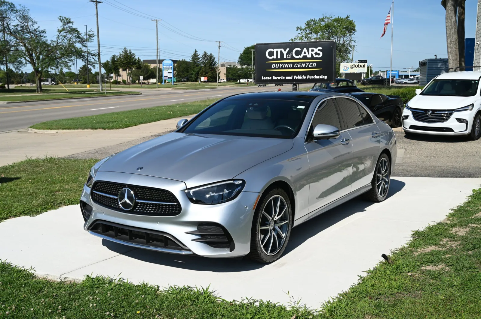 Silver 2021 Mercedes-Benz E 450 4MATIC for sale in Troy, MI