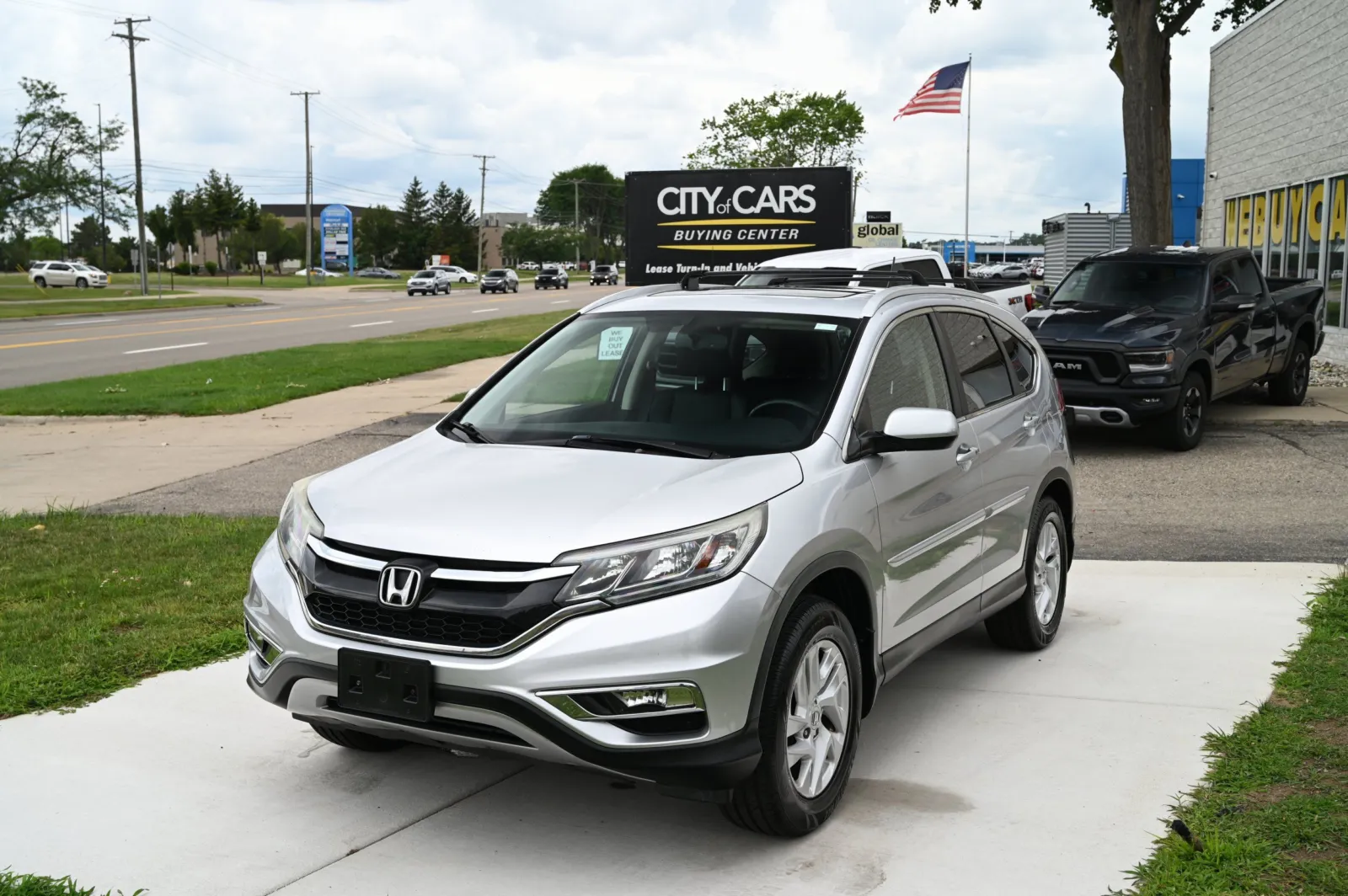Silver 2016 Honda CR-V EX-L for sale in Troy, MI