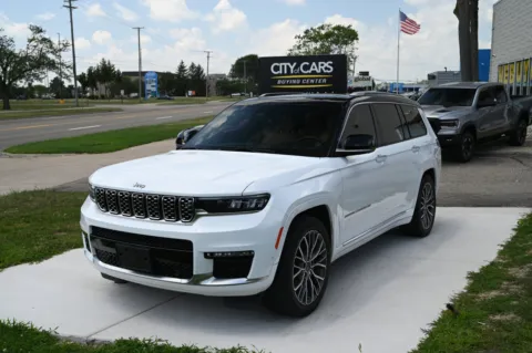 White 2023 Jeep Grand Cherokee L Summit Reserve for sale in Troy, MI