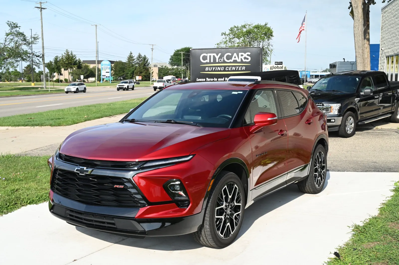 Red 2023 Chevrolet Blazer RS for sale in Troy, MI