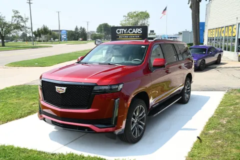 Red 2022 Cadillac Escalade ESV Sport Platinum for sale in Troy, MI