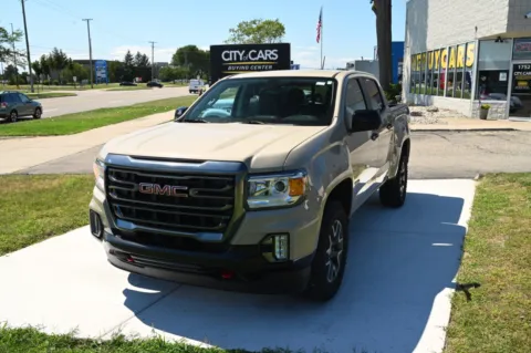 Beige 2022 GMC Canyon AT4 for sale in Troy, MI