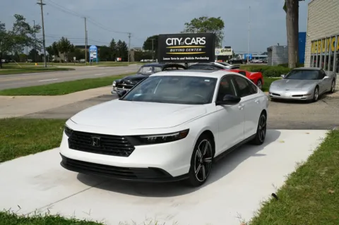 Blue 2023 Honda Accord Hybrid Sport for sale in Troy, MI