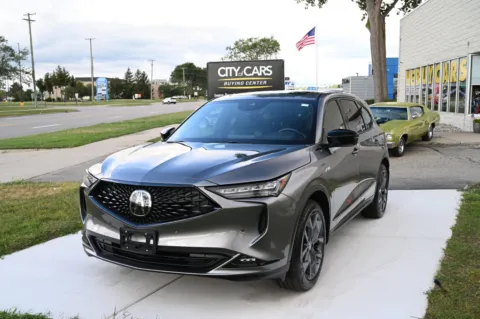Silver 2023 Acura MDX SH-AWD w/A-SPEC for sale in Troy, MI