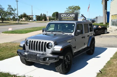 Silver 2020 Jeep Wrangler Unlimited Sahara Altitude for sale in Troy, MI