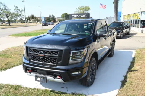 Black 2020 Nissan Titan PRO-4X for sale in Troy, MI