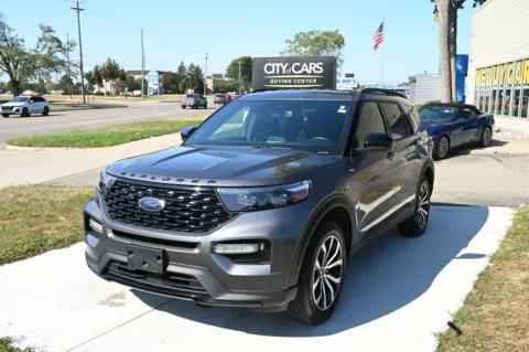Gray 2022 Ford Explorer ST-Line for sale in Troy, MI