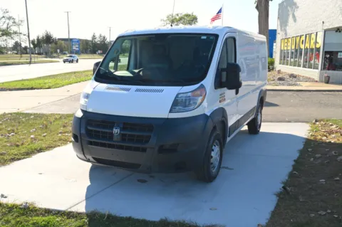 White 2018 Ram ProMaster 1500 Cargo Van Low Roof 136&quot; WB for sale in Troy, MI
