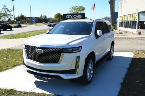 White 2022 Cadillac Escalade 4WD Premium Luxury for sale in Troy, MI
