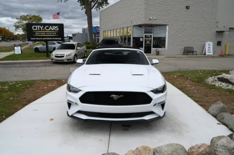 Photos of 2021 Ford Mustang EcoBoost Premium Convertible for sale in Troy, MI at City of Cars