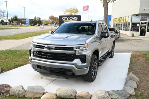 Gray 2024 Chevrolet Silverado 1500 4WD Crew Cab Short Bed RST for sale in Troy, MI