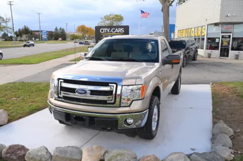 Orange 2014 Ford F-150 XLT for sale in Troy, MI