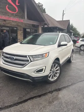 White 2017 Ford Edge Titanium for sale in Maryville, TN