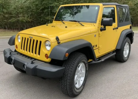 Yellow 2009 Jeep Wrangler X for sale in Maryville, TN