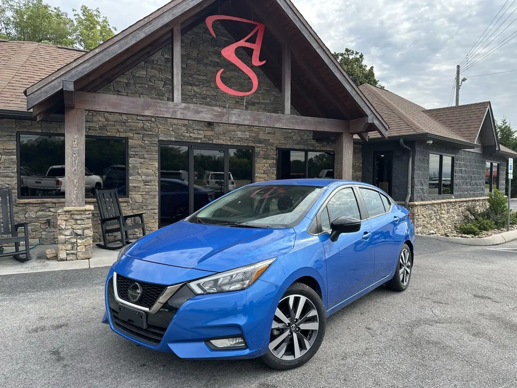 Blue 2021 Nissan Versa 1.6 SR for sale in Maryville, TN