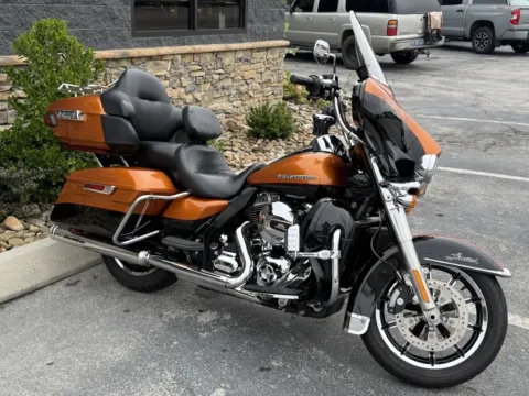 Orange 2014 Harley-Davidson Electra Glide Ultra Limited for sale in Maryville, TN