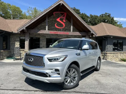 Silver 2021 INFINITI QX80 LUXE for sale in Maryville, TN