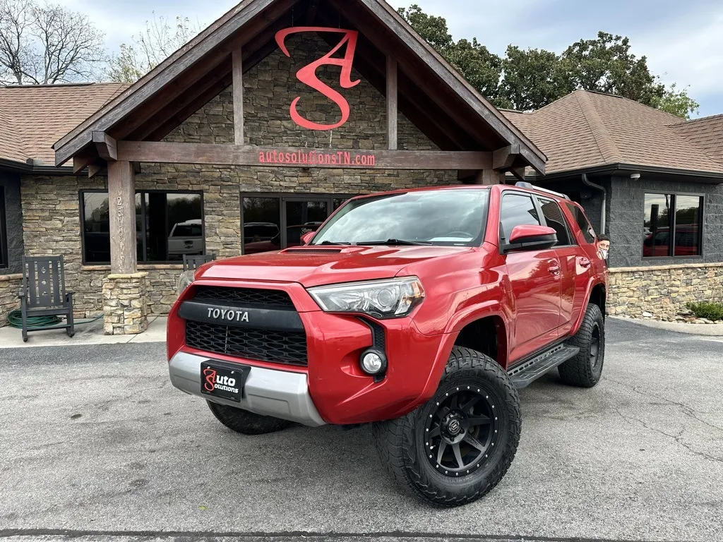 Red 2016 Toyota 4Runner Trail for sale in Maryville, TN