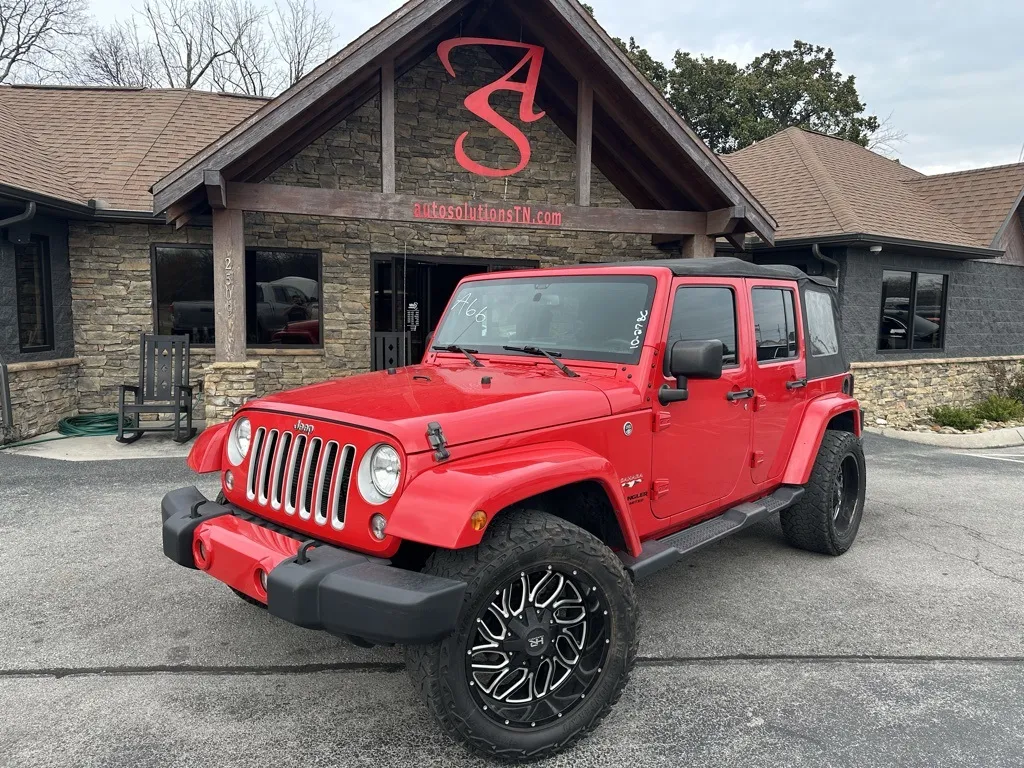 Red 2016 Jeep Wrangler Unlimited Sahara for sale in Maryville, TN