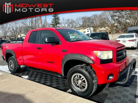 Red 2011 Toyota Tundra 4WD Truck Dbl 5.7L FFV V8 6-Spd AT (Natl) for sale in Indianapolis, IN