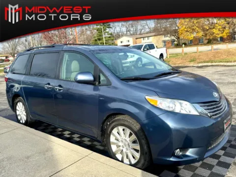 Blue 2016 Toyota Sienna 5dr 7-Pass Van XLE Premium AWD (Natl) for sale in Indianapolis, IN
