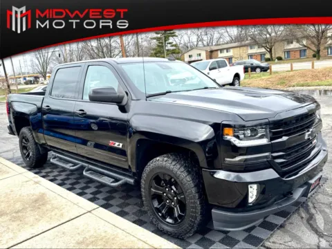 Black 2018 Chevrolet Silverado 1500 4WD Crew Cab 143.5 in LTZ w/2LZ for sale in Indianapolis, IN