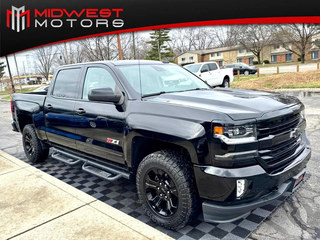 Black 2018 Chevrolet Silverado 1500 4WD Crew Cab 143.5 in LTZ w/2LZ for sale in Indianapolis, IN