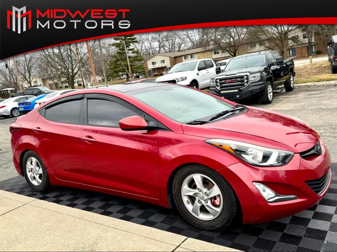 Red 2015 Hyundai Elantra 4dr Sdn Auto SE (Ulsan Plant) for sale in Indianapolis, IN