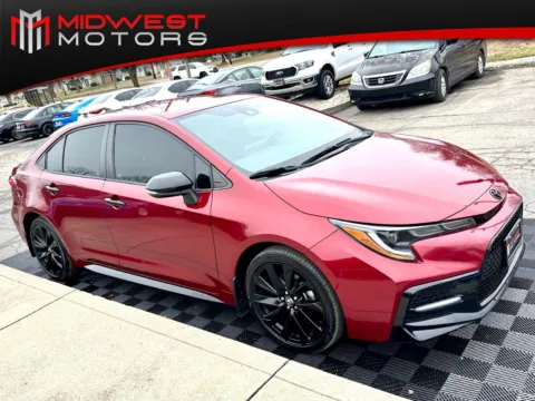 Red 2022 Toyota Corolla SE Nightshade CVT (Natl) for sale in Indianapolis, IN