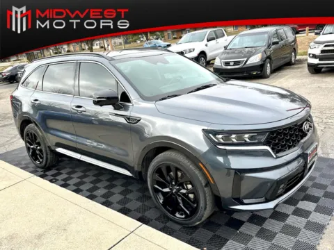 Gray 2021 Kia Sorento SX Prestige FWD for sale in Indianapolis, IN