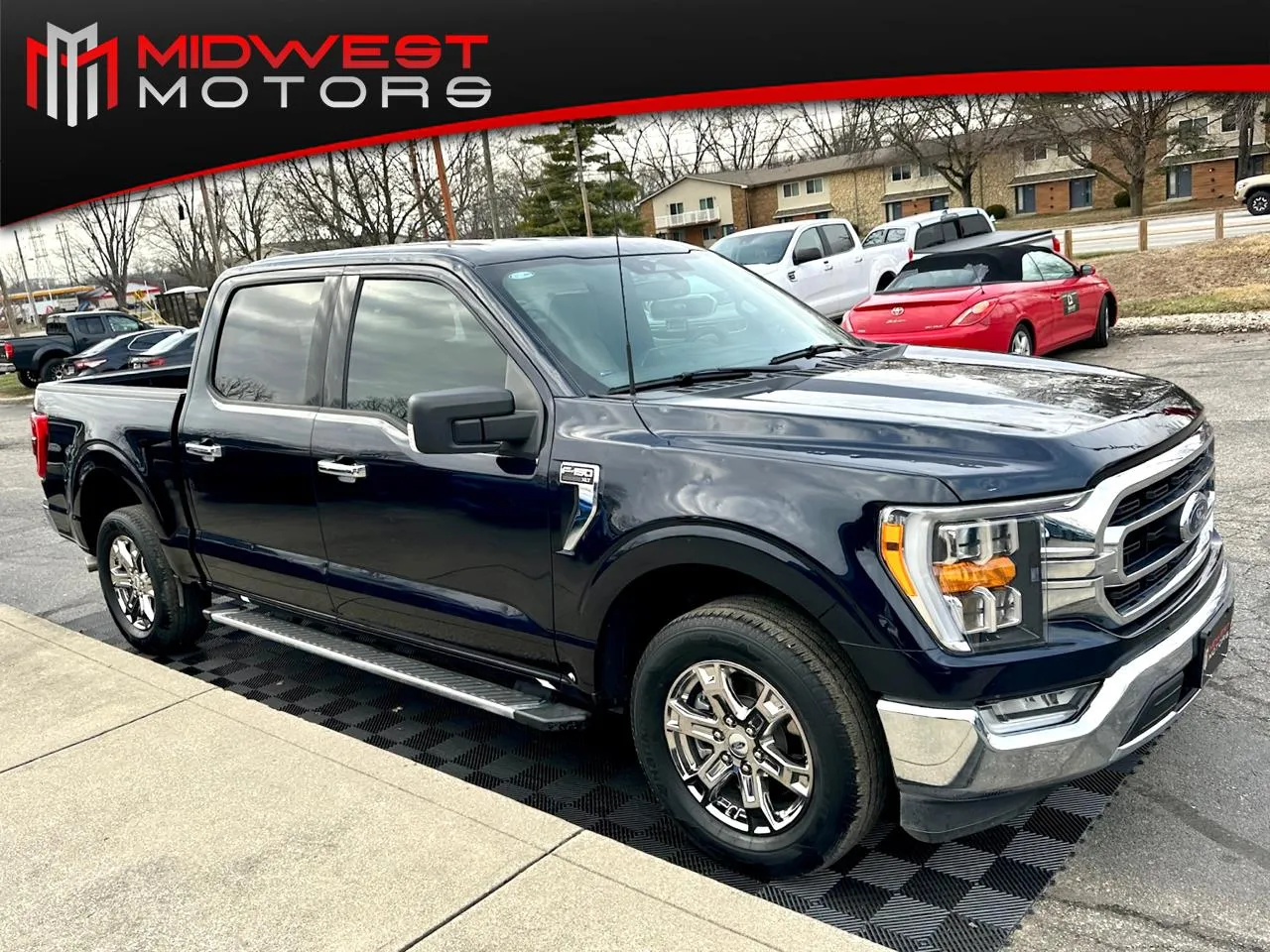 Blue 2023 Ford F-150 XLT 2WD SuperCrew 5.5 ft Box for sale in Indianapolis, IN