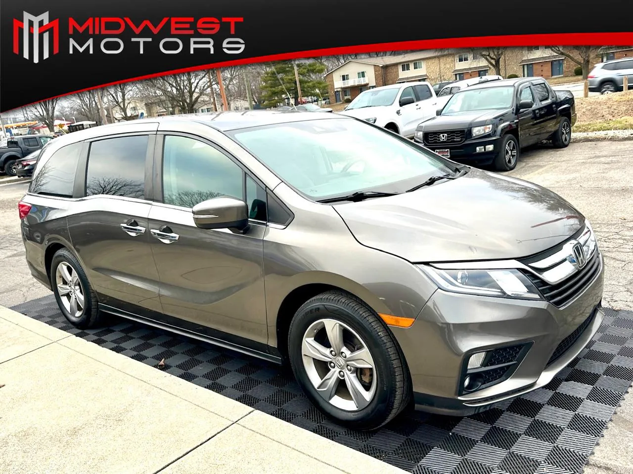 Gray 2018 Honda Odyssey EX-L Auto for sale in Indianapolis, IN