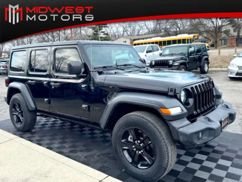 Black 2023 Jeep Wrangler Sport Altitude 4 Door 4x4 for sale in Indianapolis, IN